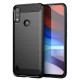 Carbon Case Flexible Cover Sleeve Motorola Moto E7i Power black Carbon Case Flexible Cover Sleeve Motorola Moto E7i Power black