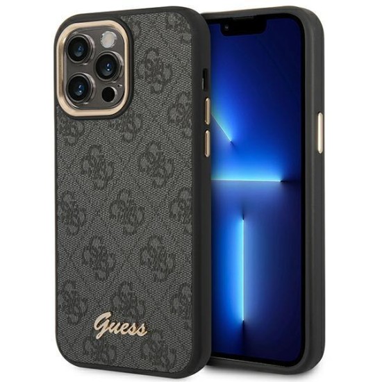 Guess GUHCP14XHG4SHK iPhone 14 Pro Max 6.7 "black / black hard case 4G Vintage Gold Logo Guess GUHCP14XHG4SHK iPhone 14 Pro Max 6.7 "black / black hard case 4G Vintage Gold Logo