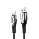 Joyroom Sharp Series S-M411 USB-A / Lightning 3A Cable 1.2m with Charging Indicator - Black Joyroom Sharp Series S-M411 USB-A / Lightning 3A Cable 1.2m with Charging Indicator - Black