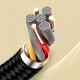 JOYROOM STEREO AUDIO AUX CABLE 3.5MM MINI JACK 1M DARK BLUE SY-10A1