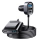 Joyroom car charger 2xPD + 2xQC3.0 72W 1.5m black (JR-CL05) Joyroom car charger 2xPD + 2xQC3.0 72W 1.5m black (JR-CL05)