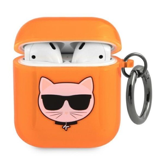 Karl Lagerfeld Choupette case for AirPods 1/2 - orange Karl Lagerfeld Choupette case for AirPods 1/2 - orange