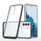 Clear 3in1 Case for Samsung Galaxy S22 + (S22 Plus) Frame Gel Cover Black Clear 3in1 Case for Samsung Galaxy S22 + (S22 Plus) Frame Gel Cover Black