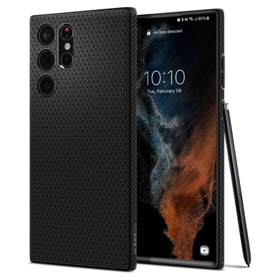 Spigen Liquid Air Case for Samsung Galaxy S22 Ultra - Matte Black Spigen Liquid Air Case for Samsung Galaxy S22 Ultra - Matte Black