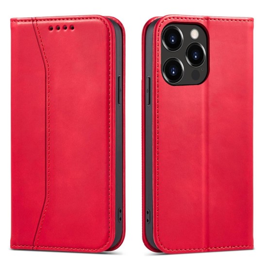 Magnet Fancy Case case for iPhone 14 Pro Max flip cover wallet stand red Magnet Fancy Case case for iPhone 14 Pro Max flip cover wallet stand red