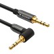 Wozinsky AUX Cable Right Angle (Male-Male) Mini Jack Cable 3m Black Wozinsky AUX Cable Right Angle (Male-Male) Mini Jack Cable 3m Black