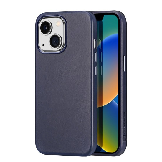 Dux Ducis Naples case for iPhone 14 Plus magnetic leather case MagSafe blue Dux Ducis Naples case for iPhone 14 Plus magnetic leather case MagSafe blue