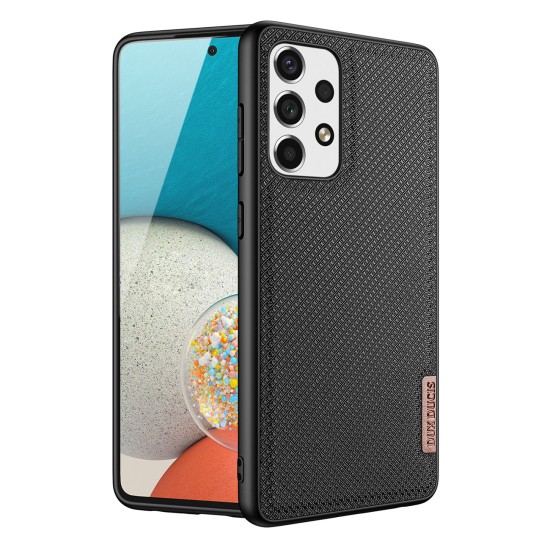 Dux Ducis Fino case cover, nylon material Samsung Galaxy A73 black Dux Ducis Fino case cover, nylon material Samsung Galaxy A73 black