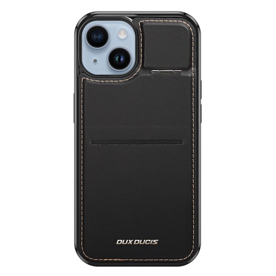3in1 Wallet Case with Stand for iPhone 14 Plus MagSafe RFID Blocker Dux Ducis Rafi Mag - Black 3in1 Wallet Case with Stand for iPhone 14 Plus MagSafe RFID Blocker Dux Ducis Rafi Mag - Black