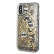 Karl Lagerfeld KLHCPXROGO iPhone X/Xs czarno-złoty/black & gold hard case Glitter Karl Lagerfeld KLHCPXROGO iPhone X/Xs czarno-złoty/black & gold hard case Glitter