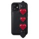 Kingxbar Sweet Series case decorated with original Swarovski crystals iPhone 12 Pro Max black Kingxbar Sweet Series case decorated with original Swarovski crystals iPhone 12 Pro Max black