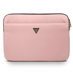 Guess Nylon Triangle Logo case for a 13" laptop - pink Guess Nylon Triangle Logo case for a 13" laptop - pink