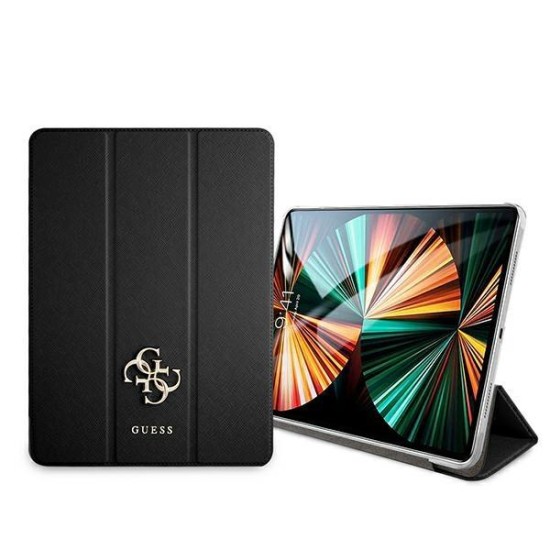 Guess Saffiano Collection case for iPad 12.9" 2021 Book Cover - black