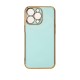 Lighting Color Case for Xiaomi Redmi Note 11 gel cover with gold frame mint Lighting Color Case for Xiaomi Redmi Note 11 gel cover with gold frame mint