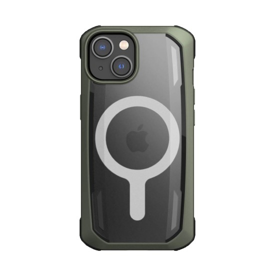 Raptic X-Doria Secure Case iPhone 14 with MagSafe armored cover green Raptic X-Doria Secure Case iPhone 14 with MagSafe armored cover green