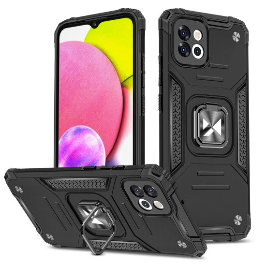 Wozinsky Ring Armor case for Samsung Galaxy A03 armored cover magnetic holder ring black Wozinsky Ring Armor case for Samsung Galaxy A03 armored cover magnetic holder ring black