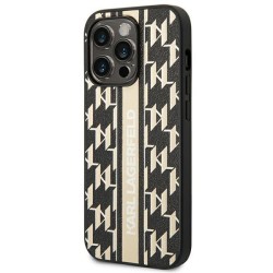 Karl Lagerfeld KLHCP14XPGKLSKW iPhone 14 Pro Max 6,7 "hardcase brown / brown Monogram Stripe Karl Lagerfeld KLHCP14XPGKLSKW iPhone 14 Pro Max 6,7 "hardcase brown / brown Monogram Stripe
