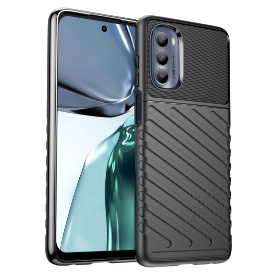 Thunder Case for Motorola Moto G62 5G silicone armor case black Thunder Case for Motorola Moto G62 5G silicone armor case black