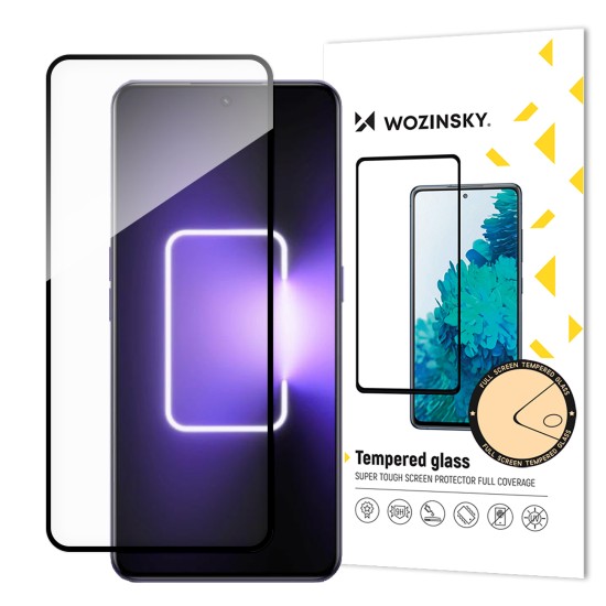 Wozinsky Full Glue Tempered Glass Tempered Glass For Realme GT Neo 5 / Realme GT3 9H Full Screen Cover With Black Frame Wozinsky Full Glue Tempered Glass Tempered Glass For Realme GT Neo 5 / Realme GT3 9H Full Screen Cover With Black Frame