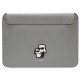 Karl Lagerfeld Saffiano Karl&Choupette case for a 14" laptop - silver Karl Lagerfeld Saffiano Karl&Choupette case for a 14" laptop - silver