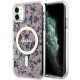 Guess GUHMN61HCFWSP iPhone 11 / Xr 6.1" pink/pink hardcase Flower MagSafe Guess GUHMN61HCFWSP iPhone 11 / Xr 6.1" pink/pink hardcase Flower MagSafe