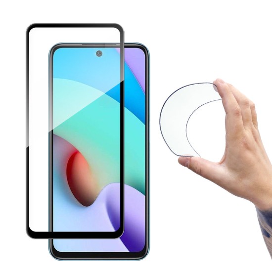Wozinsky Full Cover Flexi Nano Glass Film Tempered Glass With Frame Xiaomi Redmi 10 Black Wozinsky Full Cover Flexi Nano Glass Film Tempered Glass With Frame Xiaomi Redmi 10 Black