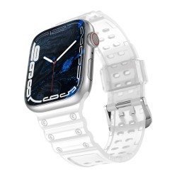 Strap Triple Protection for Apple Watch 38 / 40 / 41 mm band bracelet - transparent