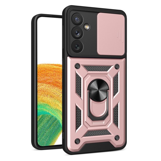 Hybrid Armor Camshield case for Samsung Galaxy A14 armored case with camera cover pink Hybrid Armor Camshield case for Samsung Galaxy A14 armored case with camera cover pink