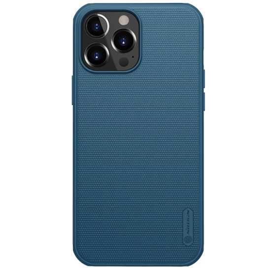 Nillkin Super Frosted Shield reinforced case, cover for iPhone 13 Pro Max, blue Nillkin Super Frosted Shield reinforced case, cover for iPhone 13 Pro Max, blue