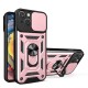Hybrid Armor Camshield case for iPhone 14 Plus armored case with camera cover pink Hybrid Armor Camshield case for iPhone 14 Plus armored case with camera cover pink