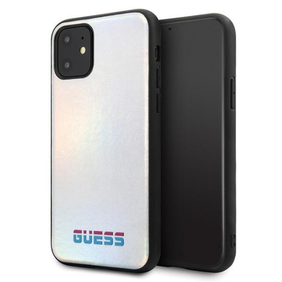 Guess GUHCN65BLD iPhone 11 Pro Max silver/silver hard case Iridescent Guess GUHCN65BLD iPhone 11 Pro Max silver/silver hard case Iridescent