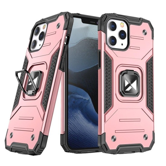 Wozinsky Ring Armor Case Kickstand Tough Rugged Cover for iPhone 13 rose gold Wozinsky Ring Armor Case Kickstand Tough Rugged Cover for iPhone 13 rose gold
