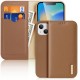 Dux Ducis Hivo Leather Flip Cover Genuine Leather Wallet for Cards and Documents iPhone 14 Plus Brown Dux Ducis Hivo Leather Flip Cover Genuine Leather Wallet for Cards and Documents iPhone 14 Plus Brown