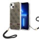 Guess GUOHCP14MH4STW iPhone 14 Plus 6.7 "brown / brown hardcase 4G Print Strap Guess GUOHCP14MH4STW iPhone 14 Plus 6.7 "brown / brown hardcase 4G Print Strap