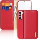 Dux Ducis Hivo case Samsung Galaxy S23+ flip cover wallet stand RFID blocking red Dux Ducis Hivo case Samsung Galaxy S23+ flip cover wallet stand RFID blocking red