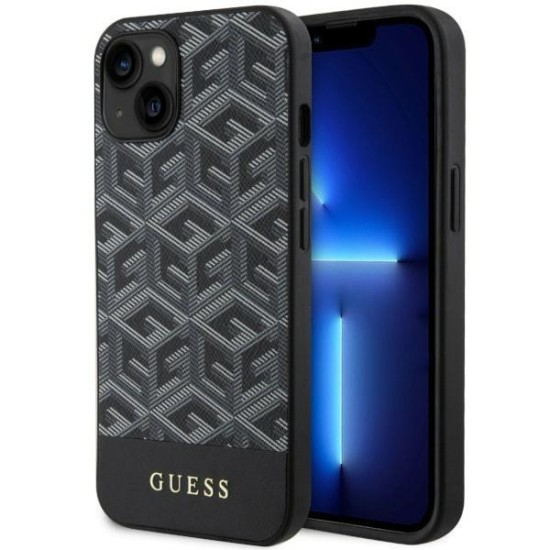 Guess GUHMP14SHGCFSEK iPhone 14 6.1" black/black hardcase GCube Stripes MagSafe Guess GUHMP14SHGCFSEK iPhone 14 6.1" black/black hardcase GCube Stripes MagSafe