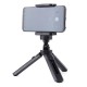 Mini tripod selfie stick holder for phone camera GoPro 16 - 21 cm black Mini tripod selfie stick holder for phone camera GoPro 16 - 21 cm black