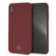 Mercedes Silicone Line Case for iPhone Xs Max - Red