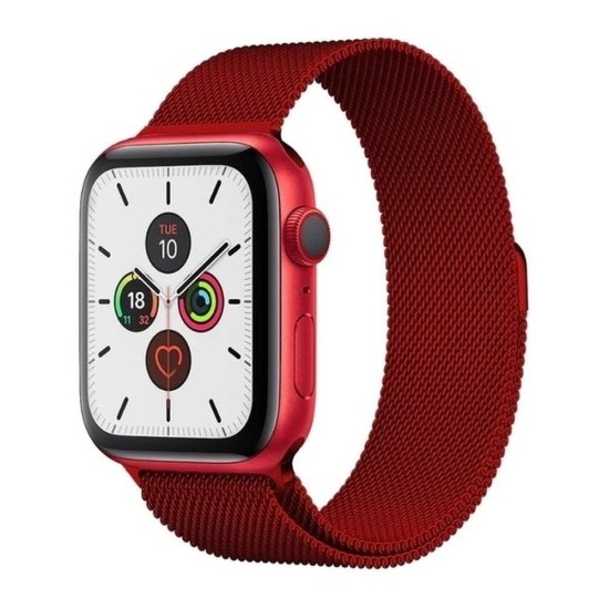 Magnetic Strap Apple Watch 38/40mm Magnetic Strap Apple Watch Bracelet - Red Magnetic Strap Apple Watch 38/40mm Magnetic Strap Apple Watch Bracelet - Red