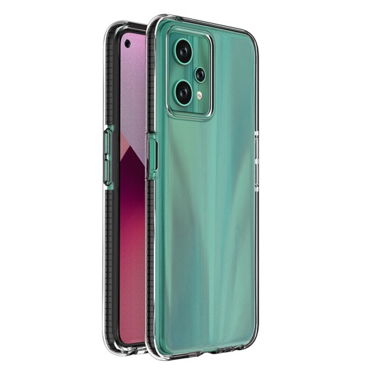 Spring Case case for Realme 9 Pro silicone cover with frame black Spring Case case for Realme 9 Pro silicone cover with frame black
