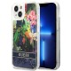 Guess GUHCP14SLFLSB iPhone 14 6.1 "blue / blue hardcase Flower Liquid Glitter Guess GUHCP14SLFLSB iPhone 14 6.1 "blue / blue hardcase Flower Liquid Glitter