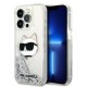 Karl Lagerfeld KLHCP14XLNHCS iPhone 14 Pro Max 6.7" silver/silver hardcase Glitter Choupette Head Karl Lagerfeld KLHCP14XLNHCS iPhone 14 Pro Max 6.7" silver/silver hardcase Glitter Choupette Head