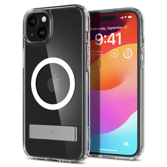 Spigen Ultra Hybrid S MagSafe, crystal clear - iPhone 15 Plus Spigen Ultra Hybrid S MagSafe, crystal clear - iPhone 15 Plus