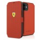 Ferrari FESPEFLBKP12SRE iPhone 12 mini 5.4" red/red book On Track Perforated Ferrari FESPEFLBKP12SRE iPhone 12 mini 5.4" red/red book On Track Perforated