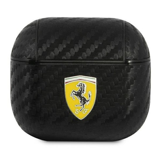 Ferrari FESA3CABK AirPods 3 cover black/black On Track PU Carbon Ferrari FESA3CABK AirPods 3 cover black/black On Track PU Carbon
