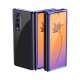 Plating Case case for Samsung Galaxy Z Fold 4 cover with a metallic frame blue Plating Case case for Samsung Galaxy Z Fold 4 cover with a metallic frame blue