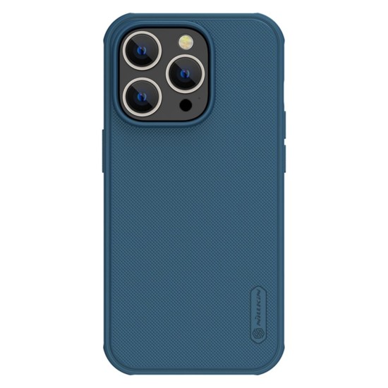 Nillkin Super Frosted Shield Pro case for iPhone 14 Pro Max back cover blue Nillkin Super Frosted Shield Pro case for iPhone 14 Pro Max back cover blue