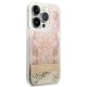 Guess GUHCP14LLFLSD iPhone 14 Pro 6.1" gold/gold hardcase Paisley Liquid Glitter