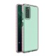 Spring Case clear TPU gel protective cover with colorful frame for Samsung Galaxy A72 4G light pink Spring Case clear TPU gel protective cover with colorful frame for Samsung Galaxy A72 4G light pink