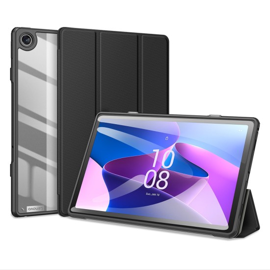 DUX DUCIS Toby Armored Flip Smart Case for Lenovo Tab M10 Plus Gen 3 with Stylus Holder Black DUX DUCIS Toby Armored Flip Smart Case for Lenovo Tab M10 Plus Gen 3 with Stylus Holder Black